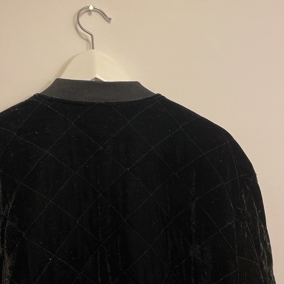 Zara Man Velvet Bomber Jacket - Picture 10 of 10